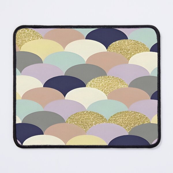 Item preview, Art Deco Scallop Pattern Pastel Mosaic designed and sold by astersgraphics.