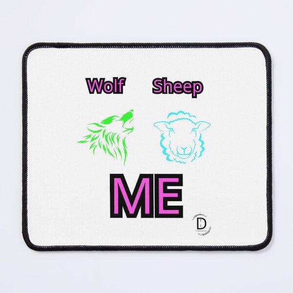 Item preview, Wolf vs Sheep (ME) - Leader Mindset & Motivational designed and sold by TheItaliandilemma.