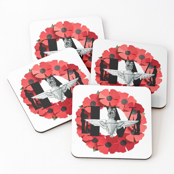 Item preview, 4 Para Parachute Regiment Remembrance Poppy Wreath designed and sold by Bootneckstore.