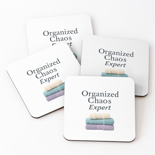 Item preview, Organized Chaos Expert – FRIENDS Inspired Monica Vibe with Stacked Towels | Funny Home & Laundry Aesthetic designed and sold by Nene's design.