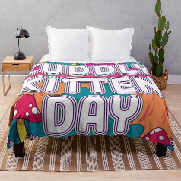 Item preview, Kittens at Play in a Psychedelic Day (V3) designed and sold by SabaMirzique.