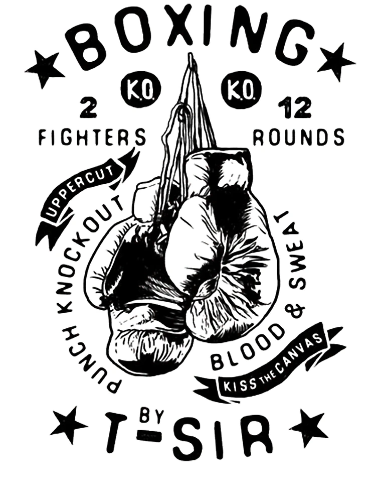 Thumbnail 4 of 4, Boxy T-Shirt, Boxing designed and sold by Rivanify.