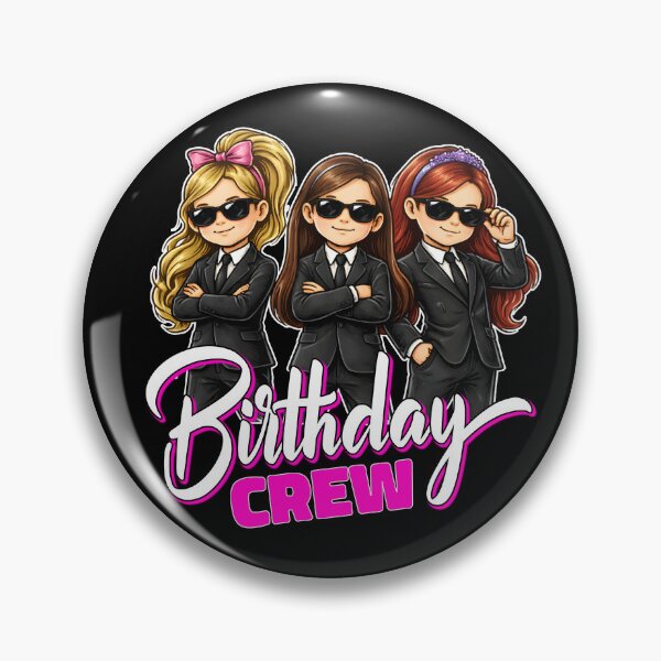 Item preview, Cool Girls Birthday Crew Squad Art. designed and sold by Mr Lee.