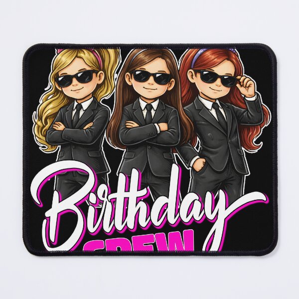 Item preview, Cool Girls Birthday Crew Squad Art. designed and sold by Mr Lee.