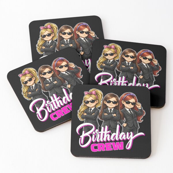 Item preview, Cool Girls Birthday Crew Squad Art. designed and sold by Mr Lee.