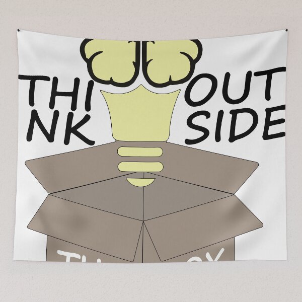 Item preview, Think Outside the Box designed and sold by ElevatedGrear.