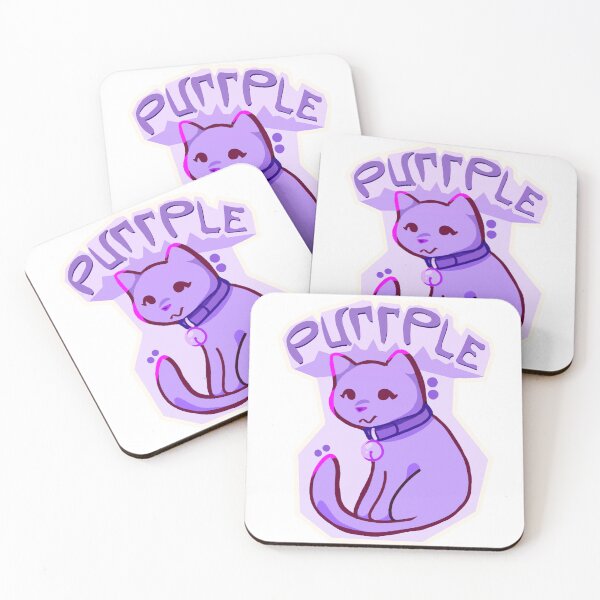 Item preview, Cute Purrple Cat | Purple designed and sold by JellyPurrz.