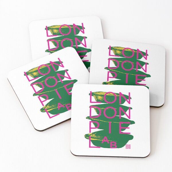 Item preview, London Pie Lab Stack of Green Pies, Yellow Highlight, Pink Text designed and sold by ManexSFX.