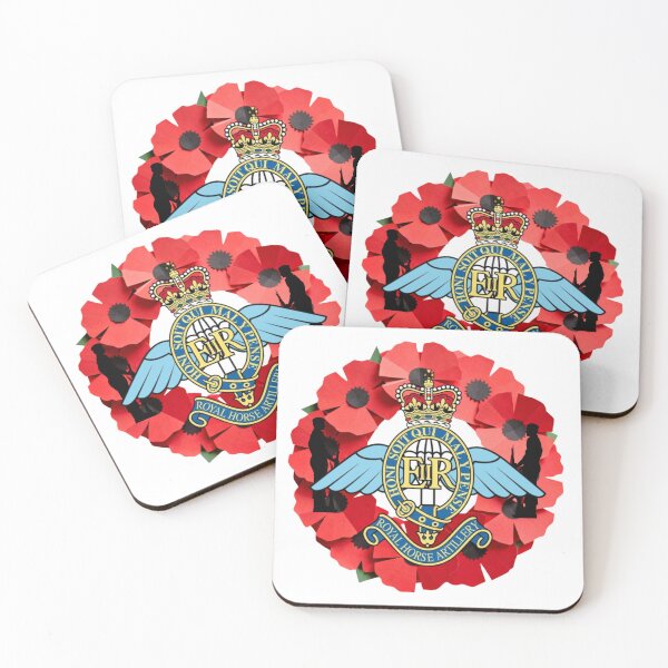 Item preview, 7th Parachute Regiment Royal Horse Artillery RHA Remembrance Poppy Wreath designed and sold by Bootneckstore.