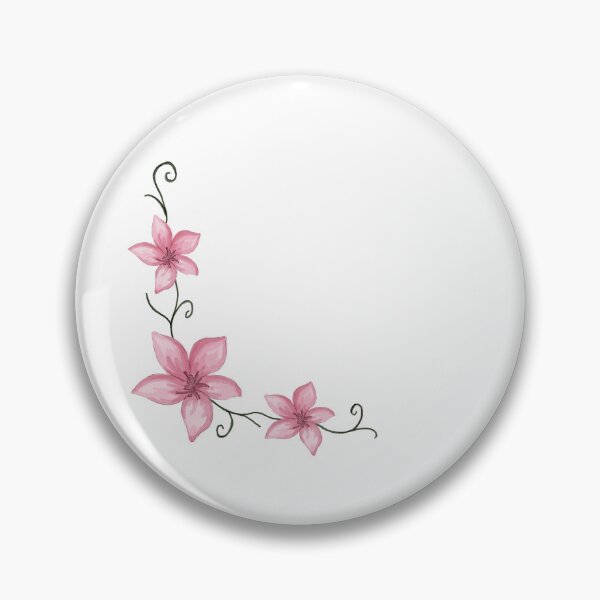 Item preview, Pink flowers decorative  designed and sold by elizabeth web ✿.