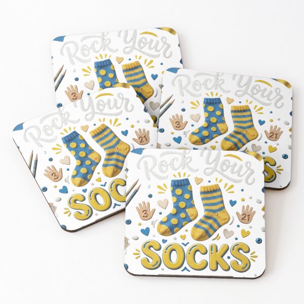 Item preview, Slogan Rock Your Socks March 21 Down Syndrome Awareness, Disability Inclusion Gift Graphic Tee designed and sold by Inkvado.