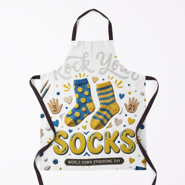 Item preview, Slogan Rock Your Socks March 21 Down Syndrome Awareness, Disability Inclusion Gift Graphic Tee designed and sold by Inkvado.