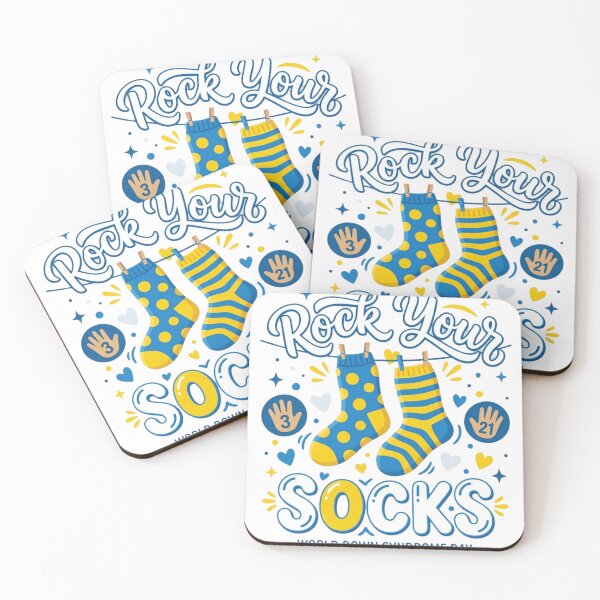 Item preview, Cool Down Syndrome Awareness Rock Your Socks 3/21 , World Inclusion Gift for Supporters Tee designed and sold by Inkvado.
