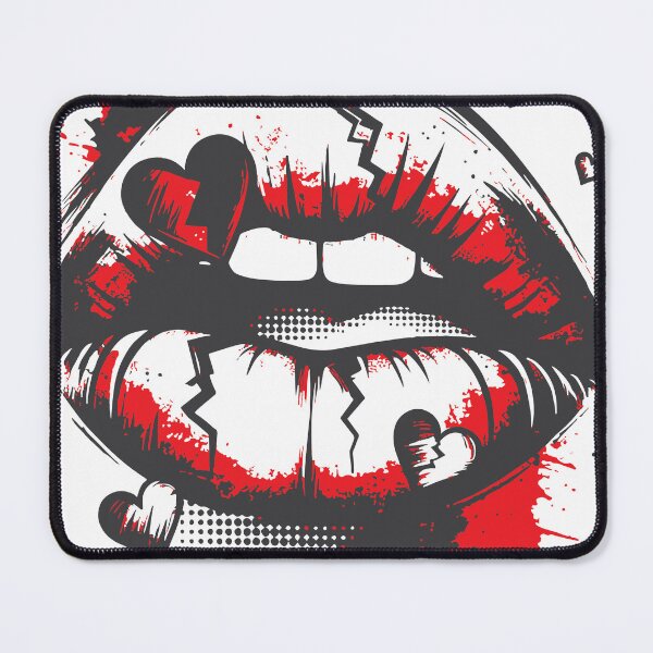 Item preview, A dark romantic illustration of skeleton hands forming a heart symbol. The grunge brush strokes create a powerful gothic love aesthetic. designed and sold by Dejbar.