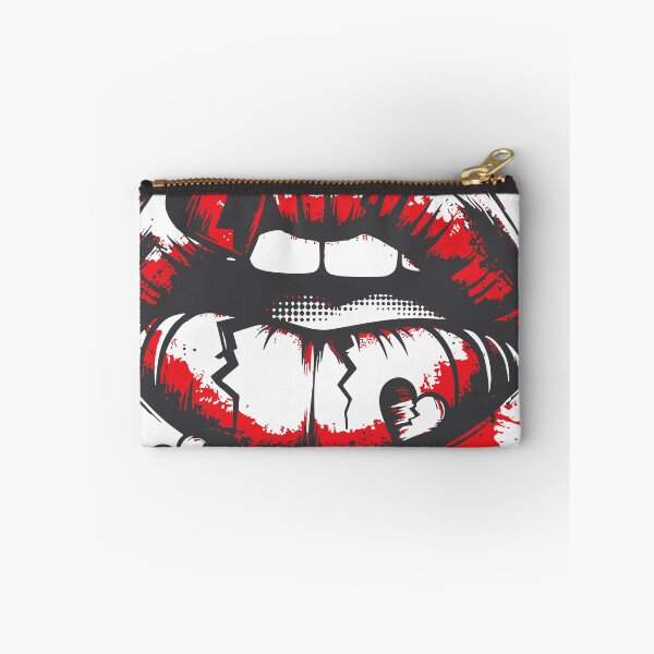 Item preview, A dark romantic illustration of skeleton hands forming a heart symbol. The grunge brush strokes create a powerful gothic love aesthetic. designed and sold by Dejbar.