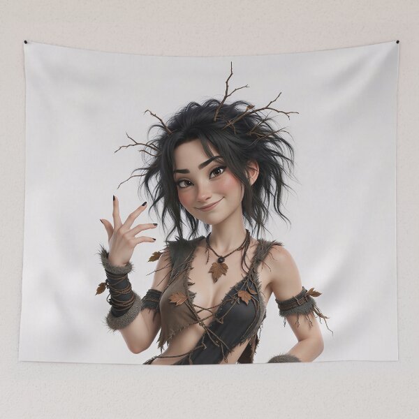 Item preview, Cheeky wood nymph from a fantasy world designed and sold by Wildborn74.