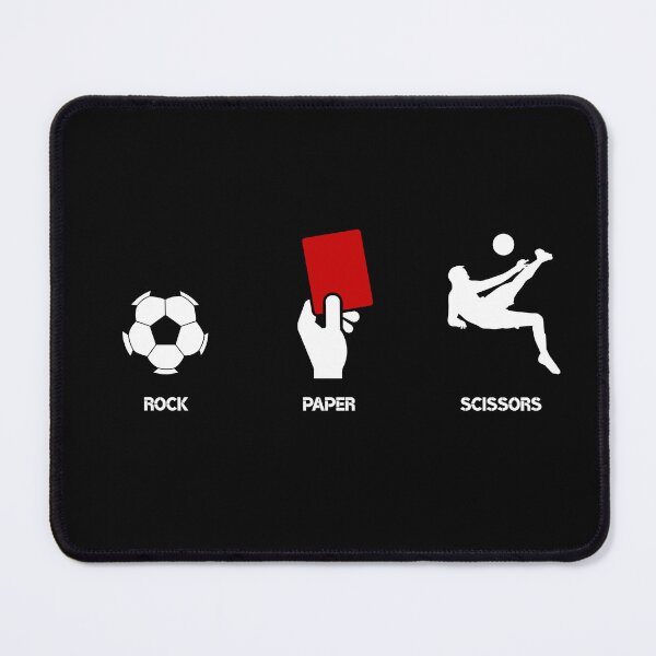 Item preview, Rock Paper Scissors Soccer - Funny Football Meme Design designed and sold by CyrilloArt.