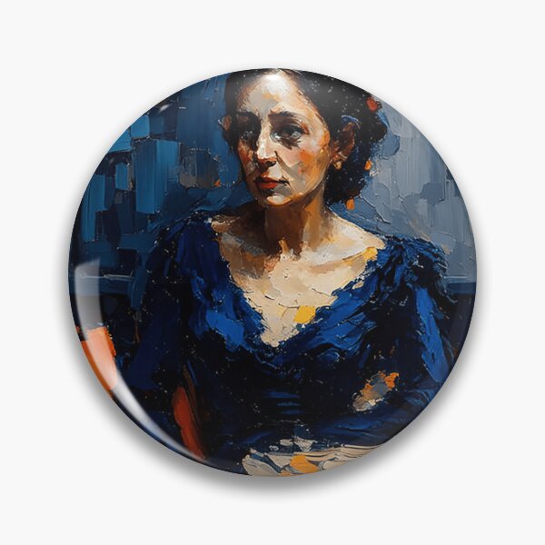 Item preview, Contemplative Woman Restaurant Evening Dinner designed and sold by ArdenColtrane.