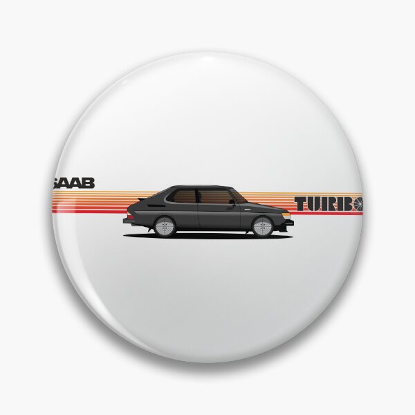 Item preview, Saab 99 TURBO retro Illustration Black designed and sold by blackdogshop.