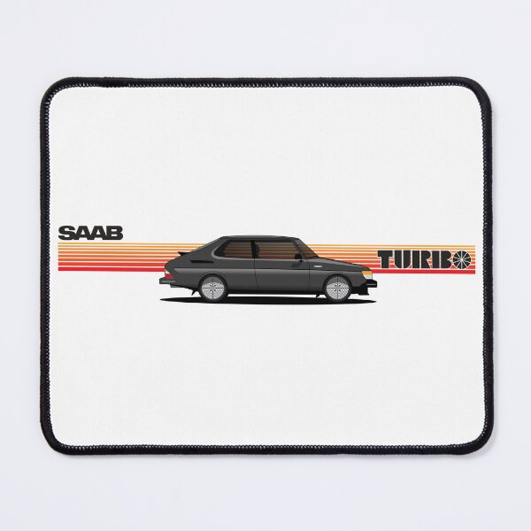 Item preview, Saab 99 TURBO retro Illustration Black designed and sold by blackdogshop.