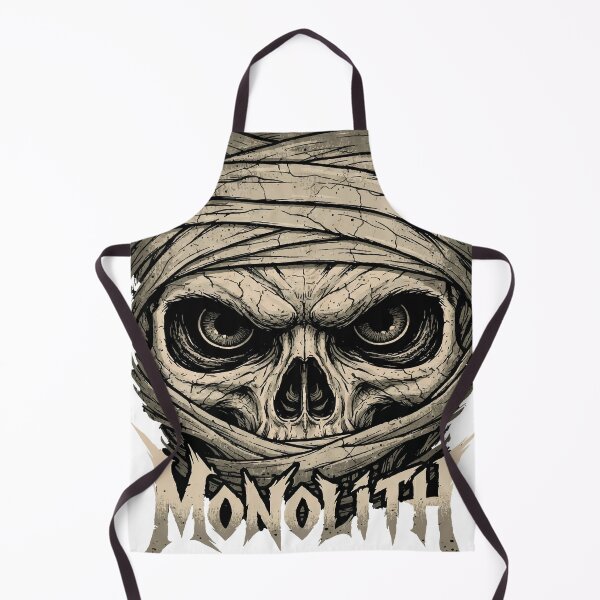 Item preview, Monolith Skull Mummy Dark Metal Art – Rise of the Stone Giant Gothic Horror Design designed and sold by Valisdesign.