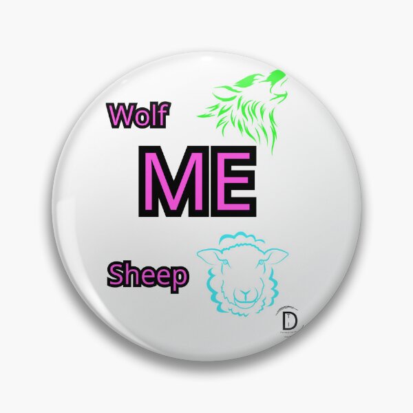 Item preview, Wolf vs Sheep (ME) - Leader Mindset & Motivational designed and sold by TheItaliandilemma.