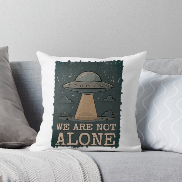 Item preview, WE ARE NOT ALONE – Vintage UFO Poster designed and sold by RonnyMilleo.