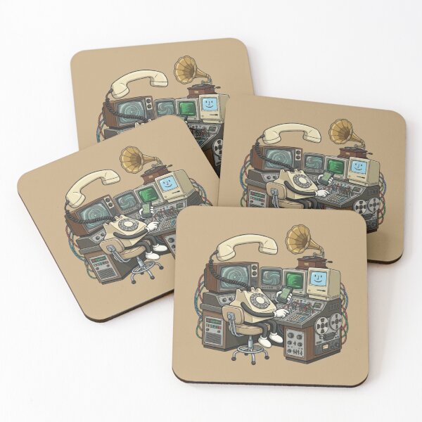 Item preview, Retro Tech Whimsy – Telephone Operator Emblem designed and sold by Dogandesighn.