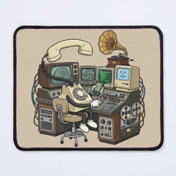 Artikelvorschau, Retro-Technik-Witz – Emblem für Telefonistinnen entworfen und verkauft von Dogandesighn.