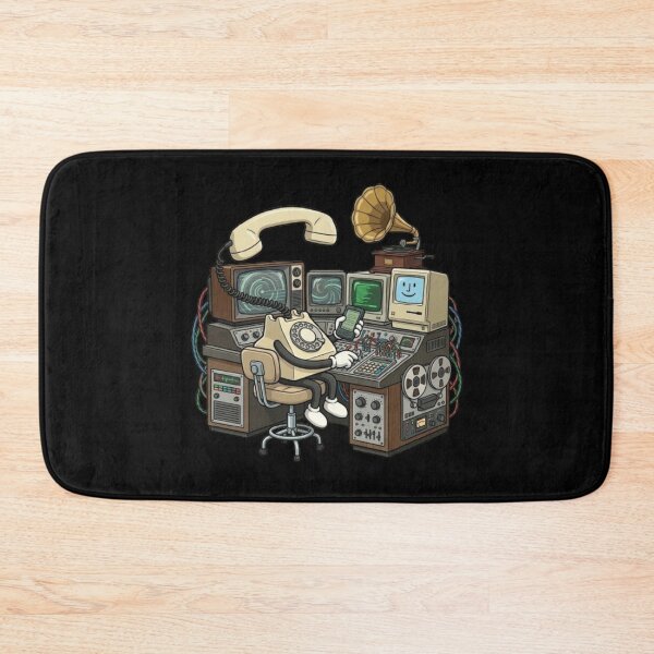 Item preview, Retro Tech Whimsy – Telephone Operator Emblem designed and sold by Dogandesighn.
