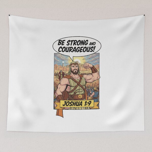 Item preview, Be Strong and Courageous designed and sold by SimonFernando.