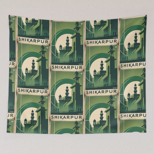 Item preview, Shikarpur Pakistan Retro Vintage Travel Souvenir designed and sold by TravelersGems.