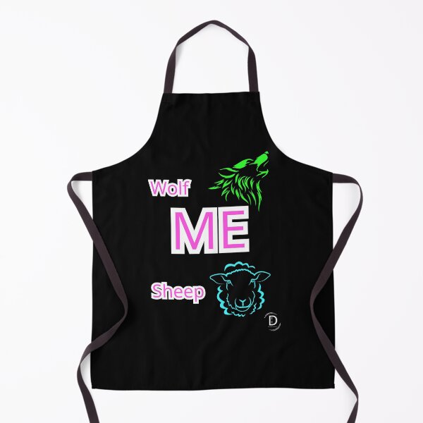 Item preview, Wolf vs Sheep (ME) - Leader Mindset & Motivational Black Version designed and sold by TheItaliandilemma.