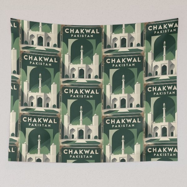 Item preview, Chakwal Pakistan Retro Vintage Travel Souvenir designed and sold by TravelersGems.