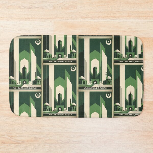 Item preview, Wah Cantonment Pakistan Retro Vintage Travel Souvenir designed and sold by TravelersGems.