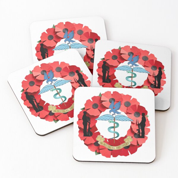 Item preview, 16 Medical Regiment Remembrance Poppy Wreath designed and sold by Bootneckstore.