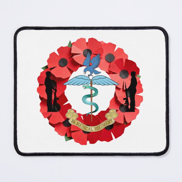Item preview, 16 Medical Regiment Remembrance Poppy Wreath designed and sold by Bootneckstore.