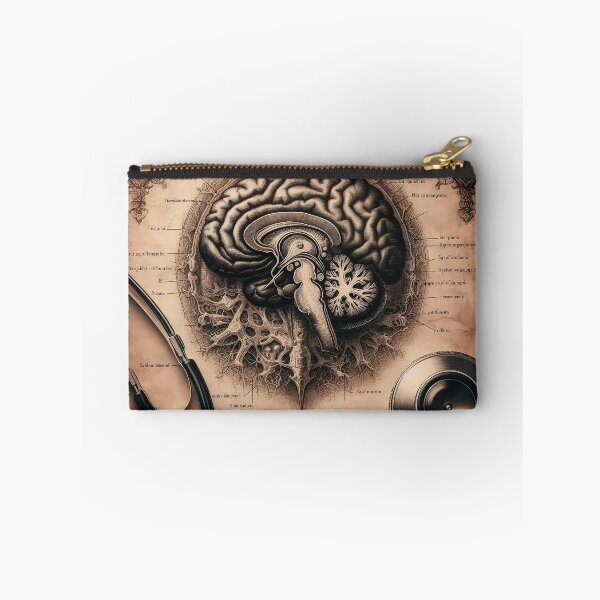 Item preview, ​Vintage Brain Anatomy Illustration | Antique Medical Art designed and sold by MouradStudio.
