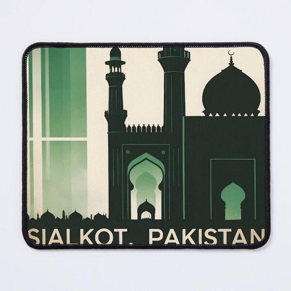 Item preview, Sialkot Pakistan Retro Vintage Travel Souvenir designed and sold by TravelersGems.