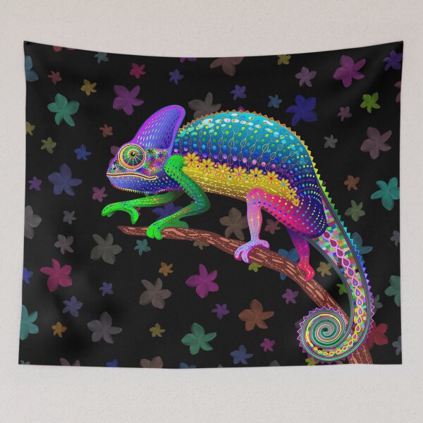 Item preview, Chameleon Fantasy Rainbow Colors designed and sold by BluedarkArt.