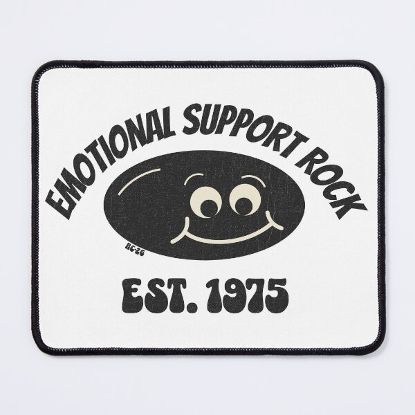 Item preview, Emotional Support Rock | Funny Retro Pet Rock Shirt | Vintage Humor Design | Est 1975 designed and sold by Retro Callback.