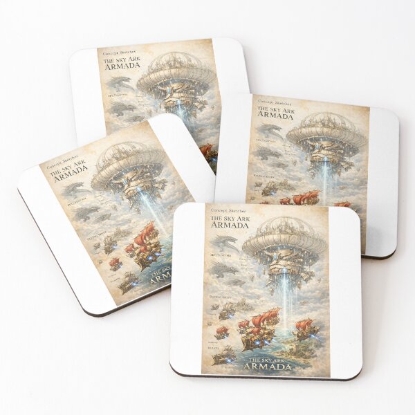 Item preview, Sky Ark Armada – Fantasy Concept Art Design designed and sold by bubuandfriends.