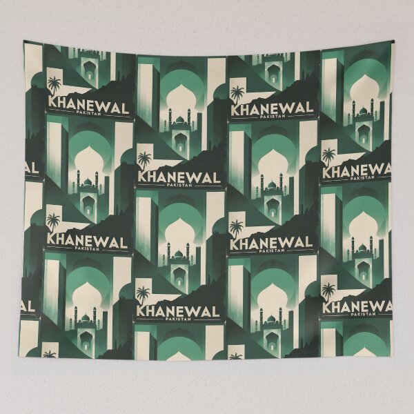 Item preview, Khanewal Pakistan Retro Vintage Travel Souvenir designed and sold by TravelersGems.
