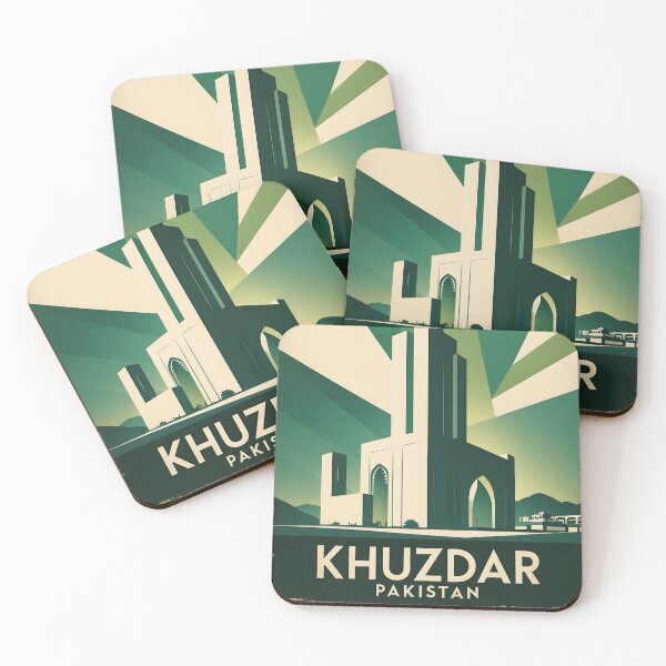 Item preview, Khuzdar Pakistan Retro Vintage Travel Souvenir designed and sold by TravelersGems.