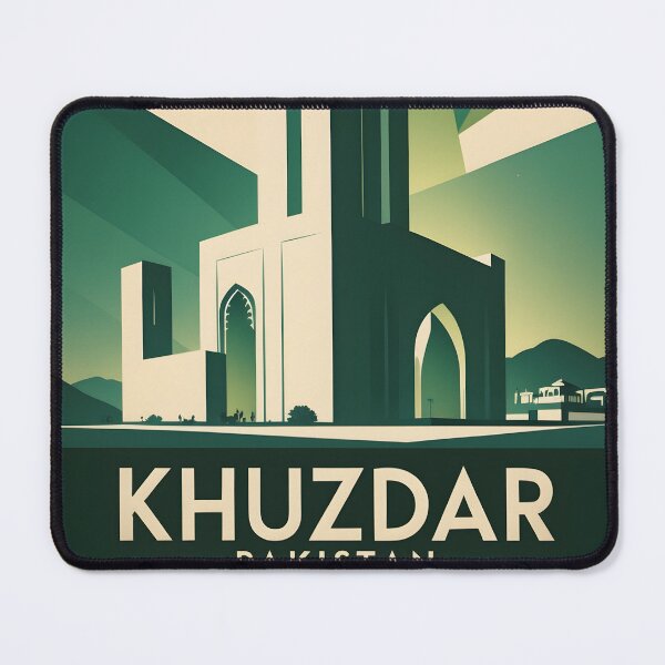 Item preview, Khuzdar Pakistan Retro Vintage Travel Souvenir designed and sold by TravelersGems.