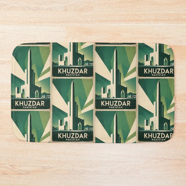 Item preview, Khuzdar Pakistan Retro Vintage Travel Souvenir designed and sold by TravelersGems.