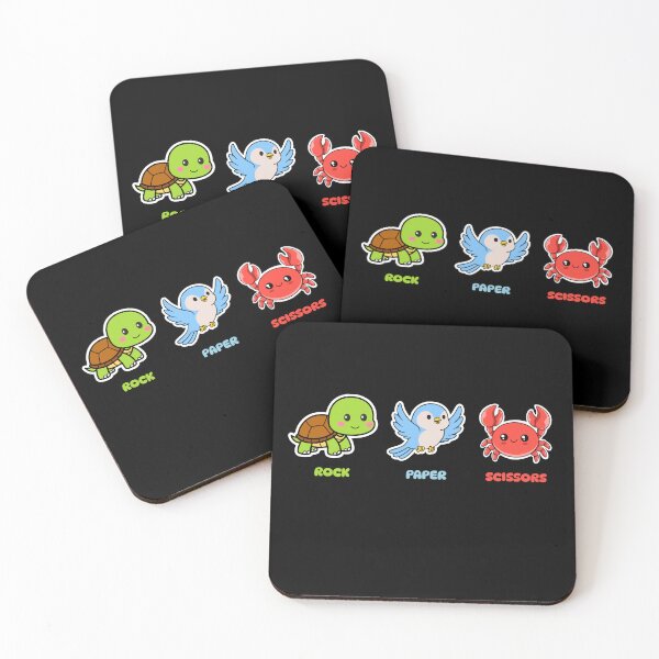 Item preview, Rock Paper Scissors Animals | Cute Turtle Bird Crab Design designed and sold by CyrilloArt.