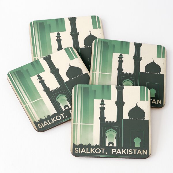 Item preview, Sialkot Pakistan Retro Vintage Travel Souvenir designed and sold by TravelersGems.