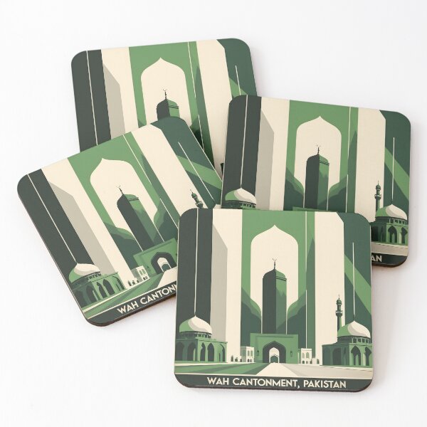 Item preview, Wah Cantonment Pakistan Retro Vintage Travel Souvenir designed and sold by TravelersGems.