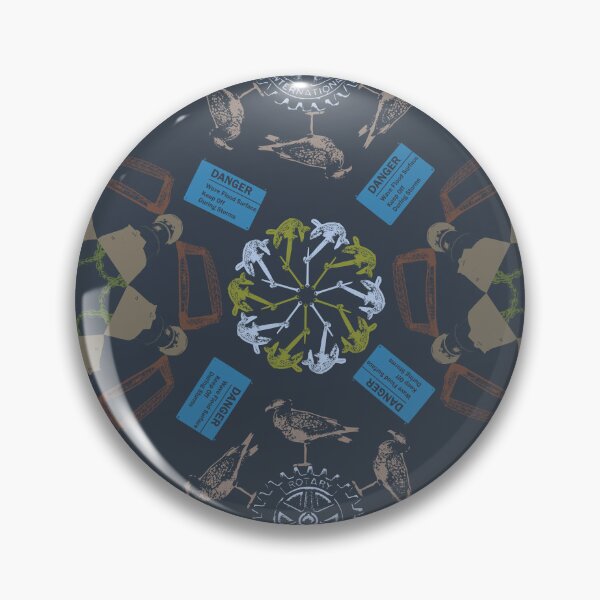 Item preview, Duluth Radial on Navy designed and sold by Digitalmyth's Designs.